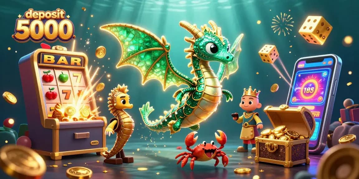 Take a chance to deposit 5000 while enjoying the vibrant world of online gaming visuals.