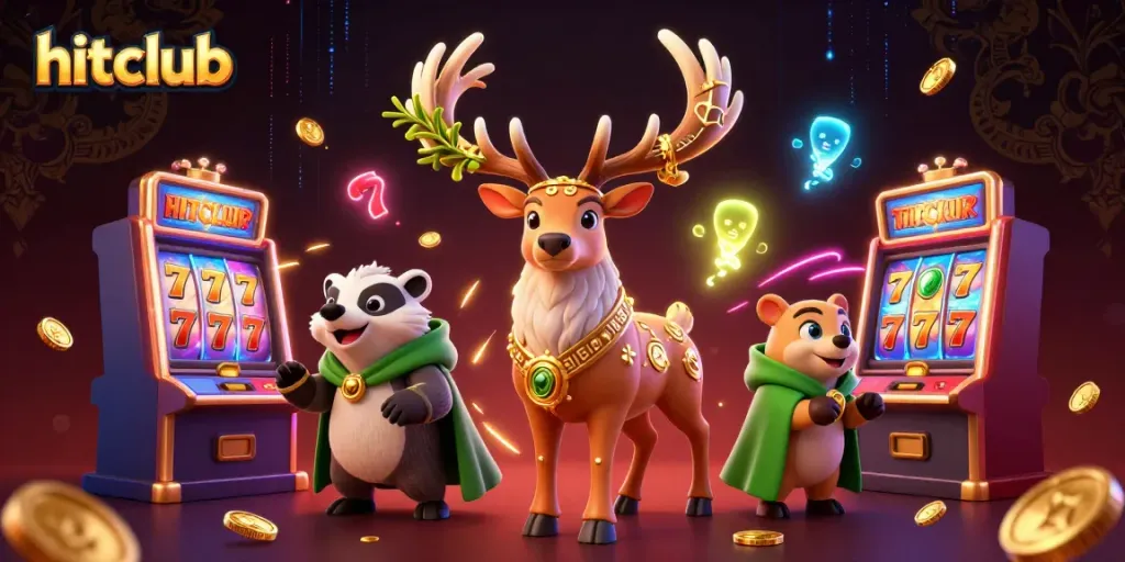 Experience the thrill of hitclub with vibrant slot machines and mystical characters