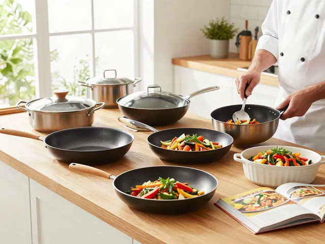 CookWare Price in Bangladesh displayed with an array of cookware types in a bright kitchen setting.