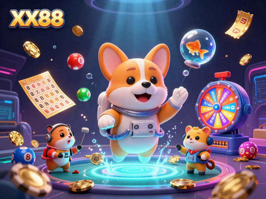 Experience thrilling gameplay at XX88 in a vibrant, engaging casino space atmosphere.