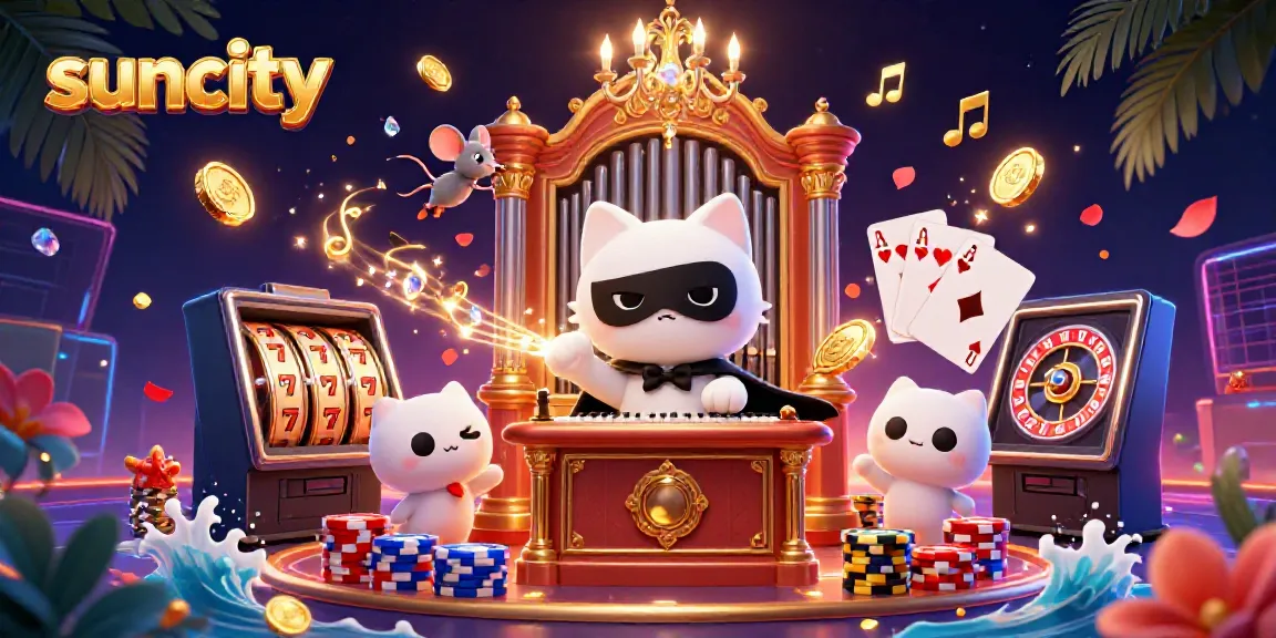 Experience the thrill of Suncity casino with vibrant 3D characters and dynamic gaming elements.