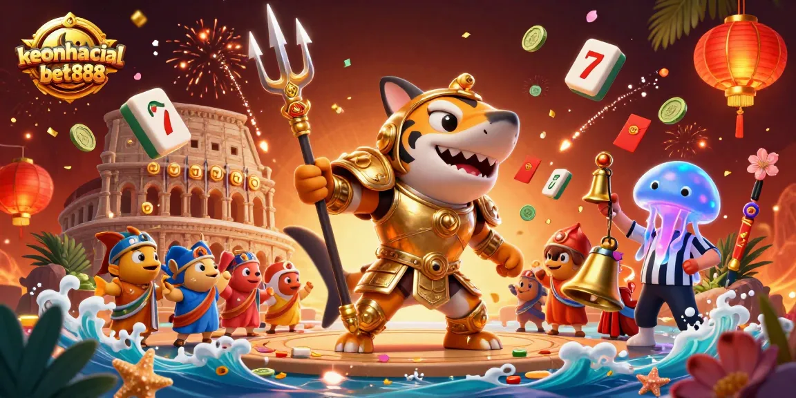 Experience thrilling gameplay with keonhacaibet888, featuring an exciting underwater casino scene.