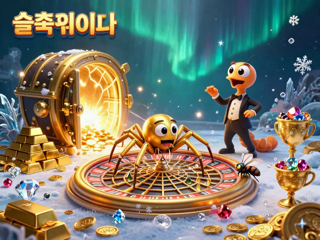 Engage with exciting slots at 슬롯사이트 in a vibrant 3D casino world filled with treasures.