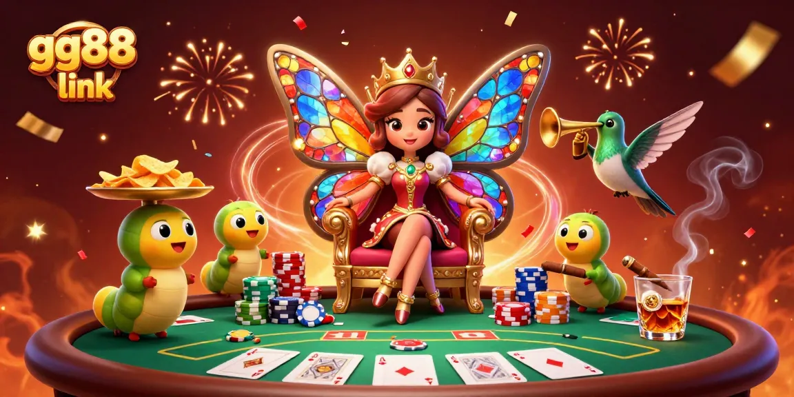 Experience the excitement of the gg88 link casino scene filled with vibrant characters and gaming elements.