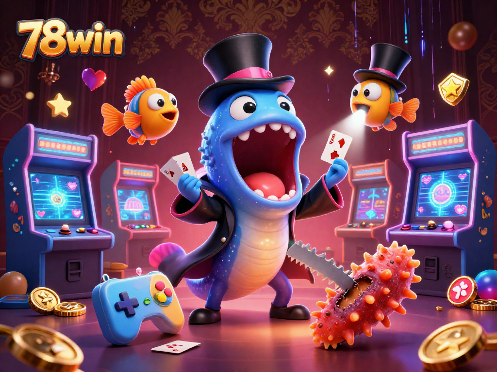 Experience thrilling gaming at 78win, showcasing a vibrant underwater casino scene.