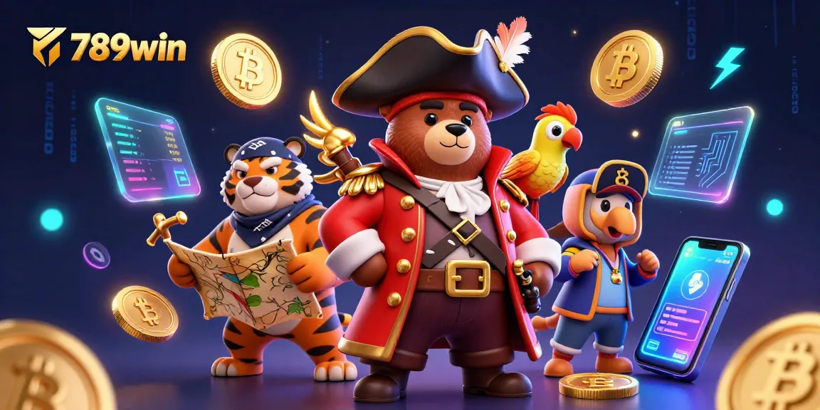 Engage with thrilling slots and jackpots at 789win with vibrant 3D casino characters!