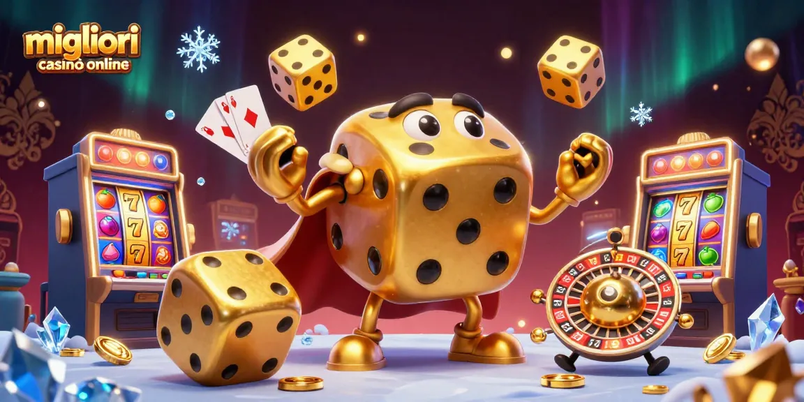 Gioca nei migliori casinò online con il nostro golem di dadi dorati mentre giochi ai jackpot delle slot.