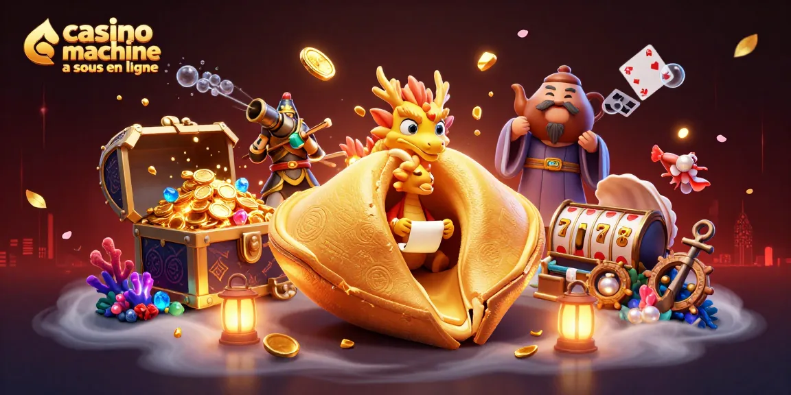 Jouez à la machine à sous en ligne avec des personnages fantastiques et de riches éléments de casino.