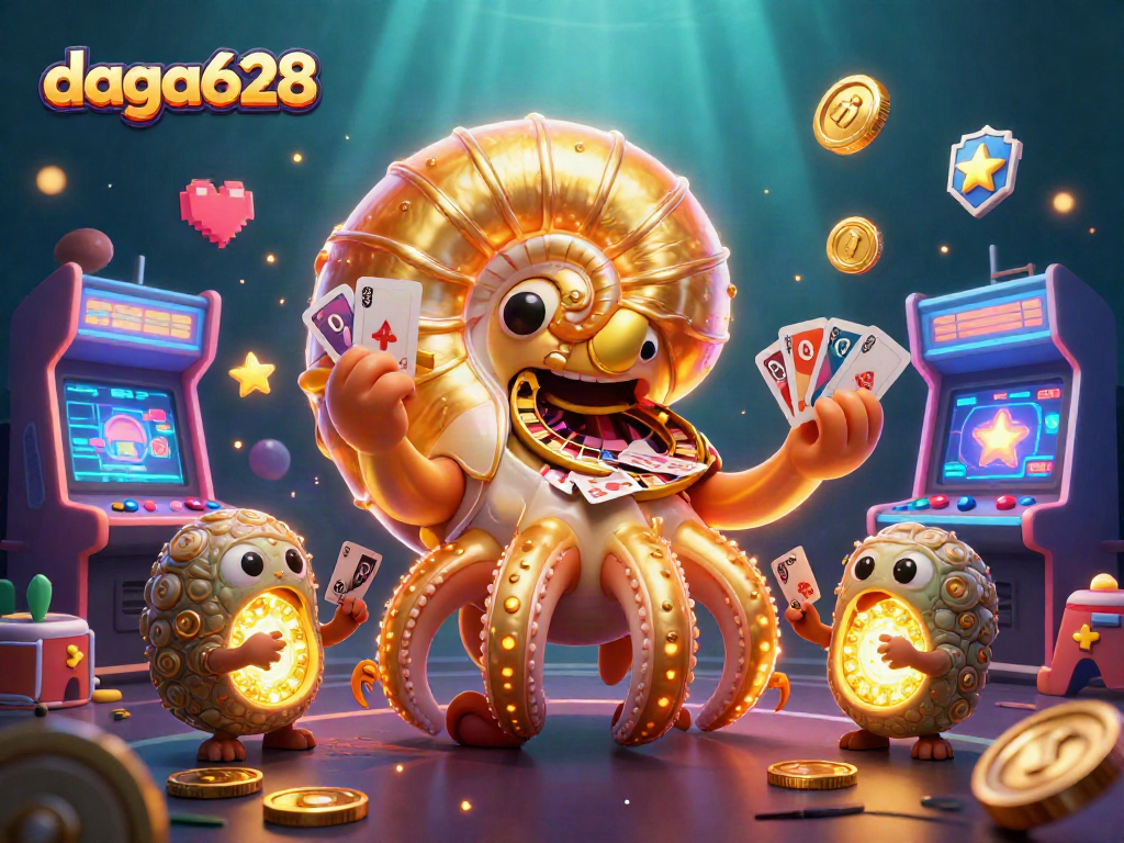 Engage in exciting gameplay action on daga628 with colorful casino-themed elements and vibrant characters.