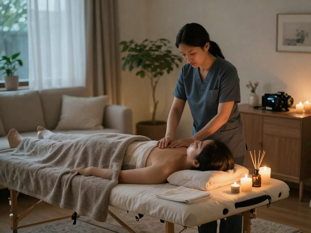 Experience 관악구출장마사지 in a tranquil home setting with a professional therapist.